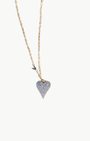 GLIMMER HEART NECKLACE IN GOLD - Romi Boutique