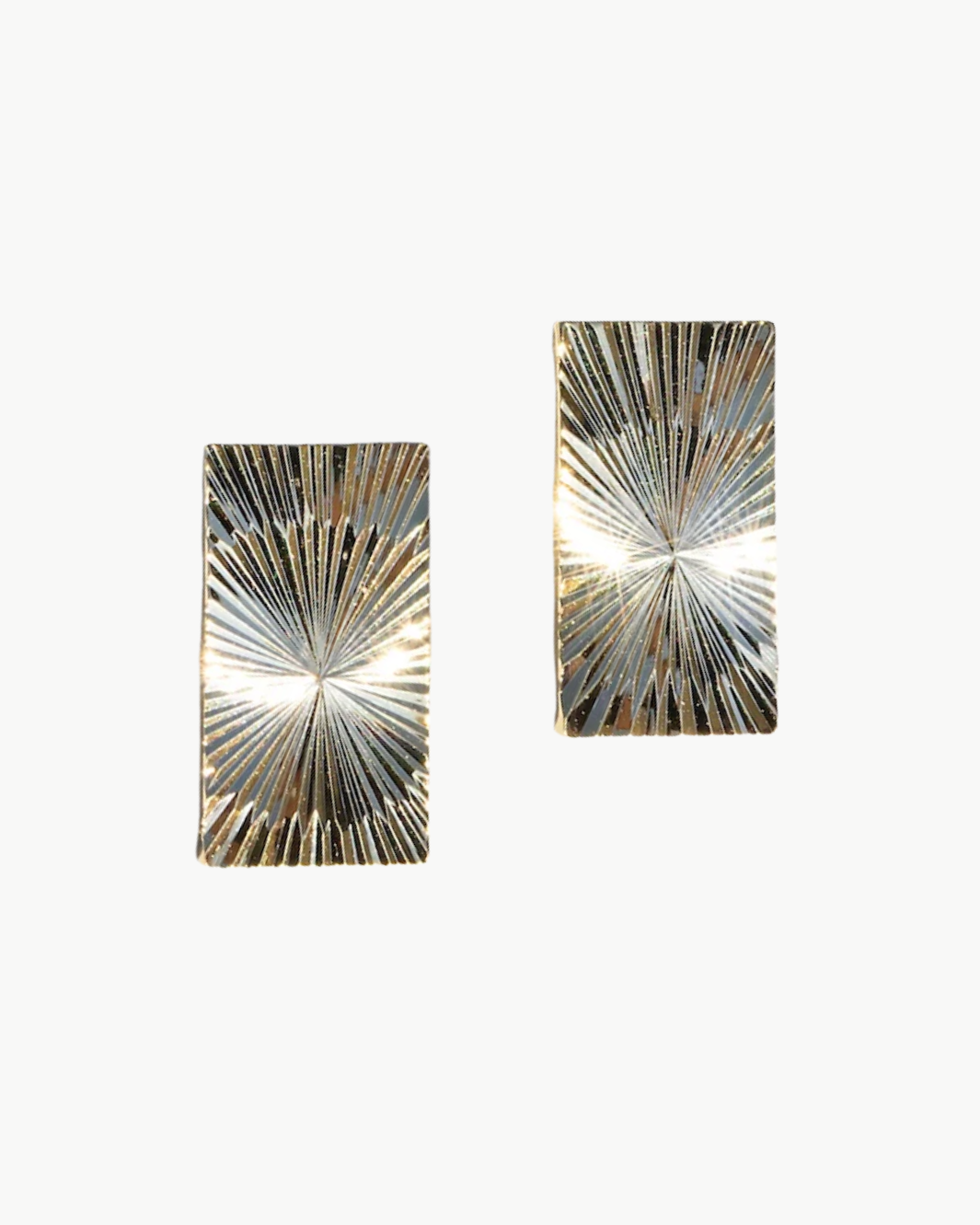 SUNRAY EARRINGS IN GOLD - Romi Boutique