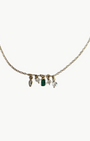 SUNSHOWER NECKLACE IN GREEN ONYX by Native Gem - Romi Boutique