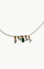 SUNSHOWER NECKLACE IN GREEN ONYX by Native Gem - Romi Boutique