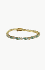 VIENNA MINI BRACELET IN GREEN OPAL - Romi Boutique