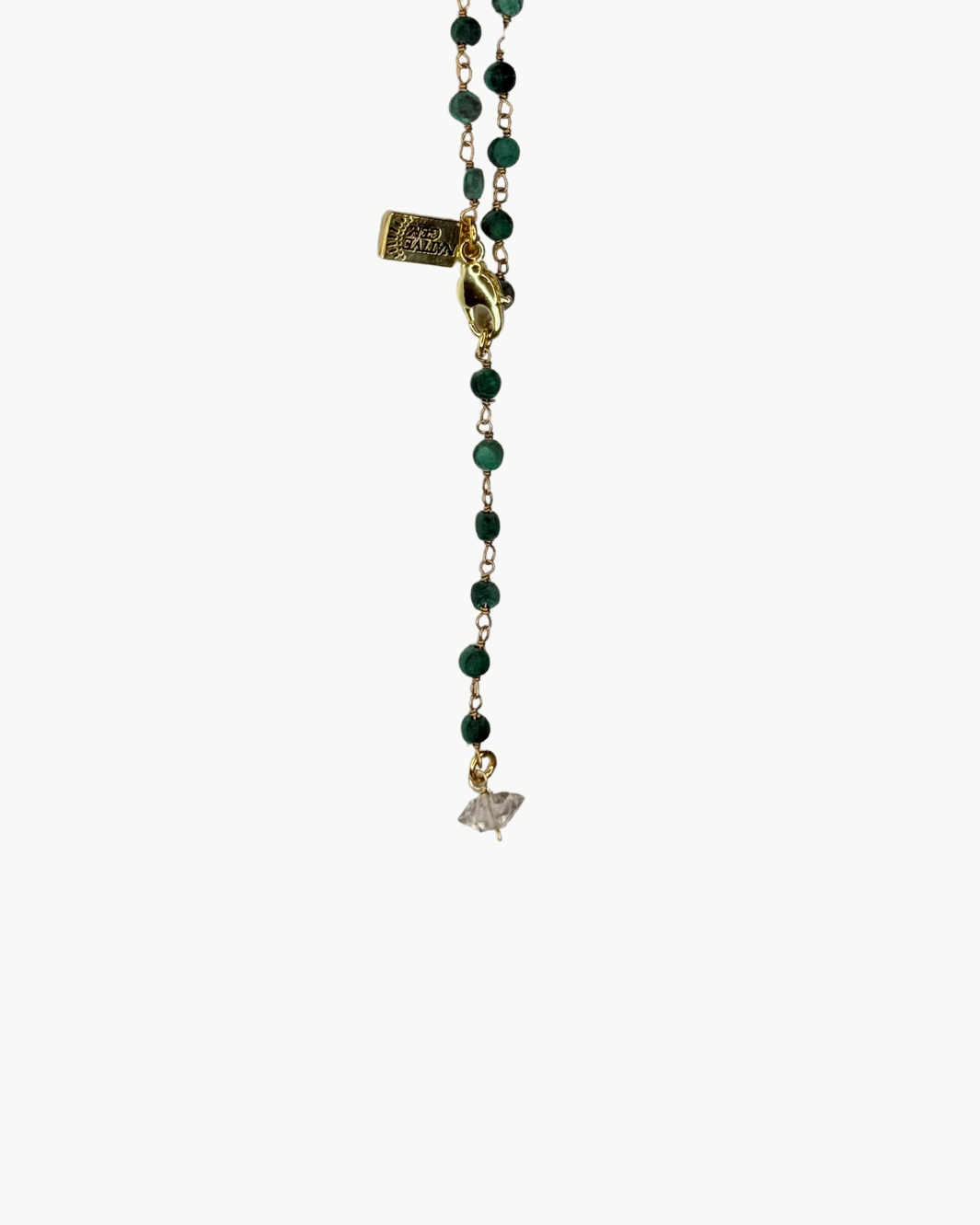 MAY BIRTHSTONE NECKLACE IN MALACHITE by Native Gem - Romi Boutique