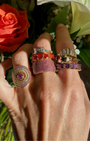 BILLIONAIRE RING IN PINK by Native Gem - Romi Boutique