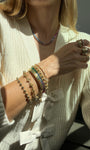 TENNIS BRACELET IN PRISMATIC/GOLD - Romi Boutique