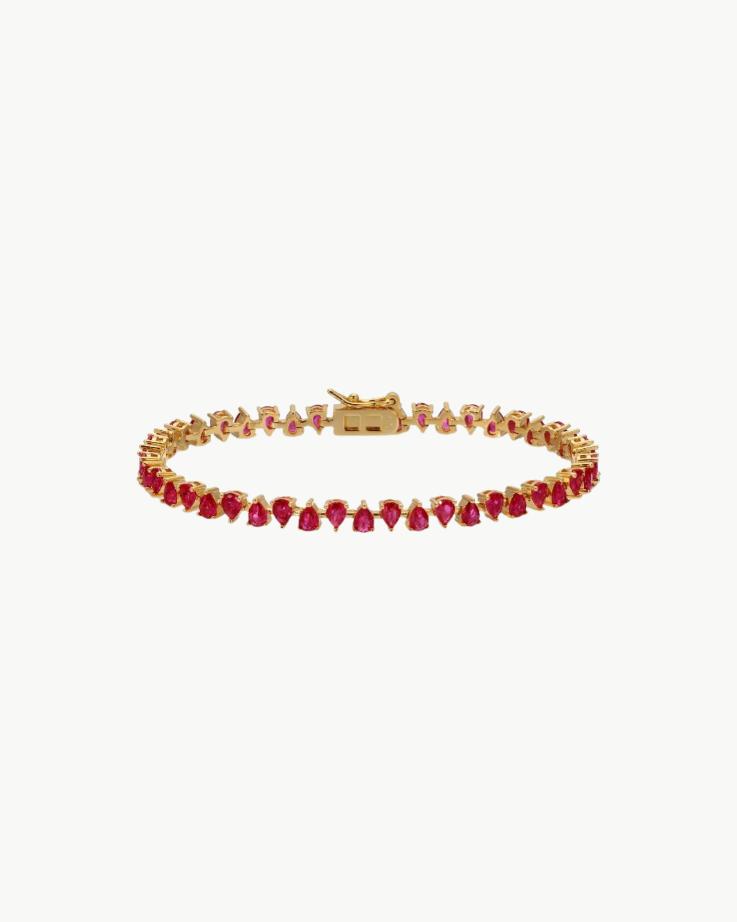 DUCHESS BRACELET IN RUBY/GOLD - Romi Boutique