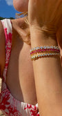 DUCHESS BRACELET IN RUBY/GOLD - Romi Boutique
