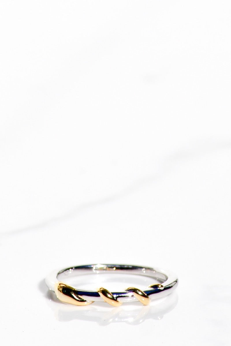 DANCING SNAKE RING IN SILVER by Native Gem - Romi Boutique