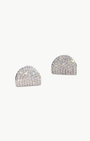 ARC STUDS IN SILVER - Romi Boutique