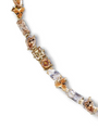 JULIE NECKLACE OMBRE CRYSTALS IN GOLD/ESPRESSO - Romi Boutique