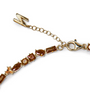 JULIE NECKLACE OMBRE CRYSTALS IN GOLD/ESPRESSO - Romi Boutique