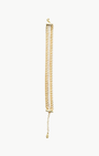 ANA BRACELET IN GOLD/WHITE - Romi Boutique