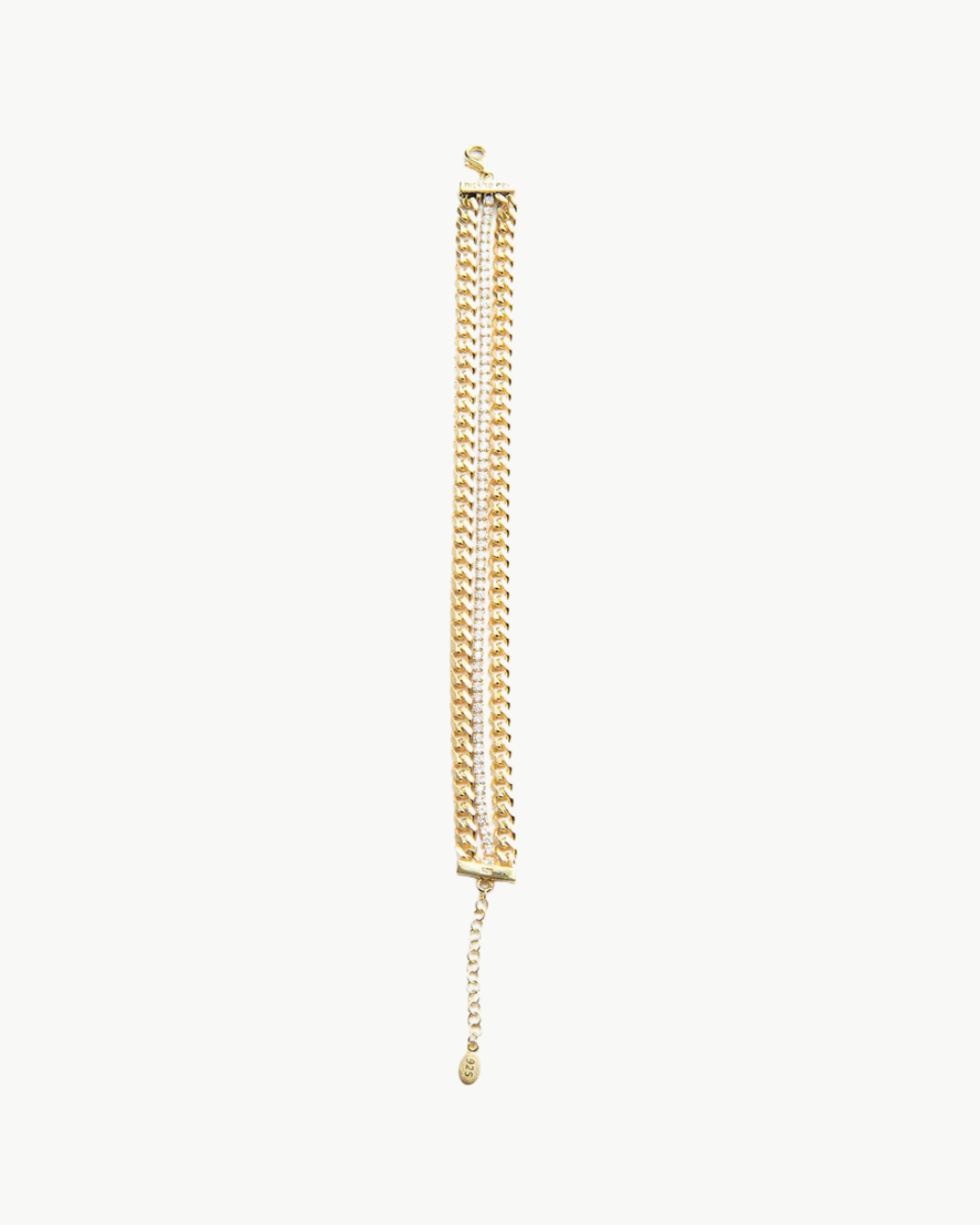 ANA BRACELET IN GOLD/WHITE - Romi Boutique