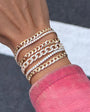 ANA BRACELET IN GOLD/WHITE - Romi Boutique