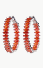MARQUISE HOOP IN ORANGE - Romi Boutique