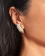 KELSEA EARRINGS IN WHITE RHODIUM by Nickho Rey - Romi Boutique