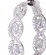 MINI SYLVIE HOOPS IN WHITE RHODIUM by Nickho Rey - Romi Boutique