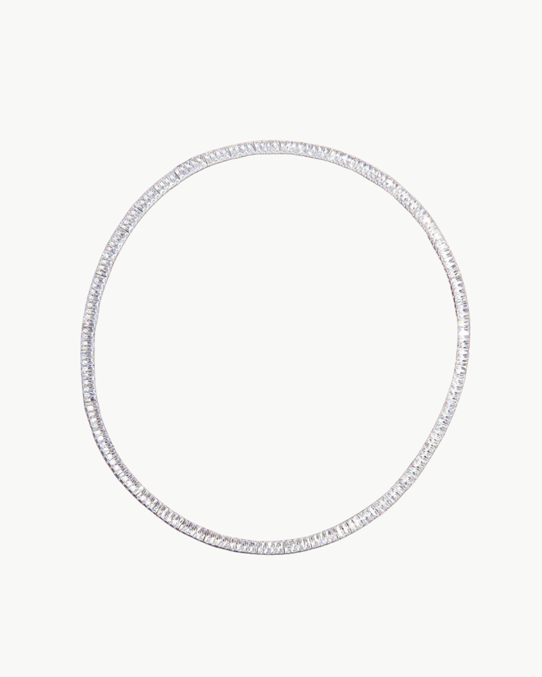 SHELLEY NECKLACE IN WHITE RHODIUM - Romi Boutique