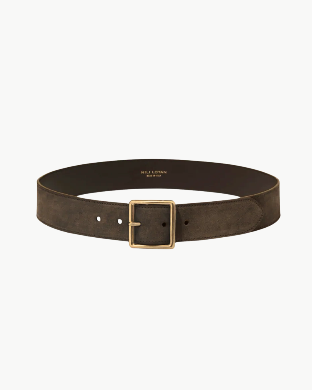 MARCELA BELT IN ESPRESSO WITH GOLD BUCKLE - Romi Boutique