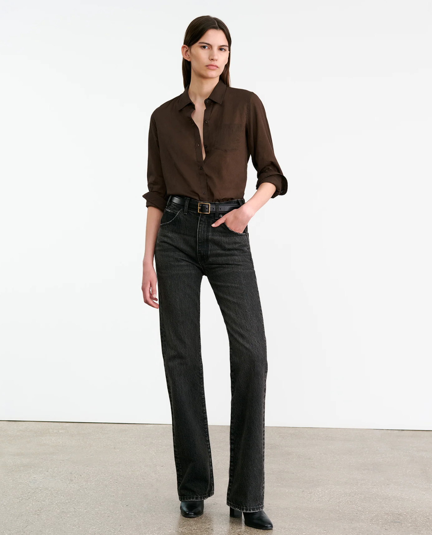 JOAN JEAN IN STONE BLACK WASH - Romi Boutique