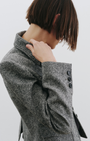 JAMISON JACKET IN BLACK DONEGAL - Romi Boutique