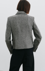 JAMISON JACKET IN BLACK DONEGAL - Romi Boutique