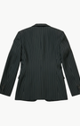 ANABEL TAILORED JACKET IN BLACK PINSTRIPE - Romi Boutique
