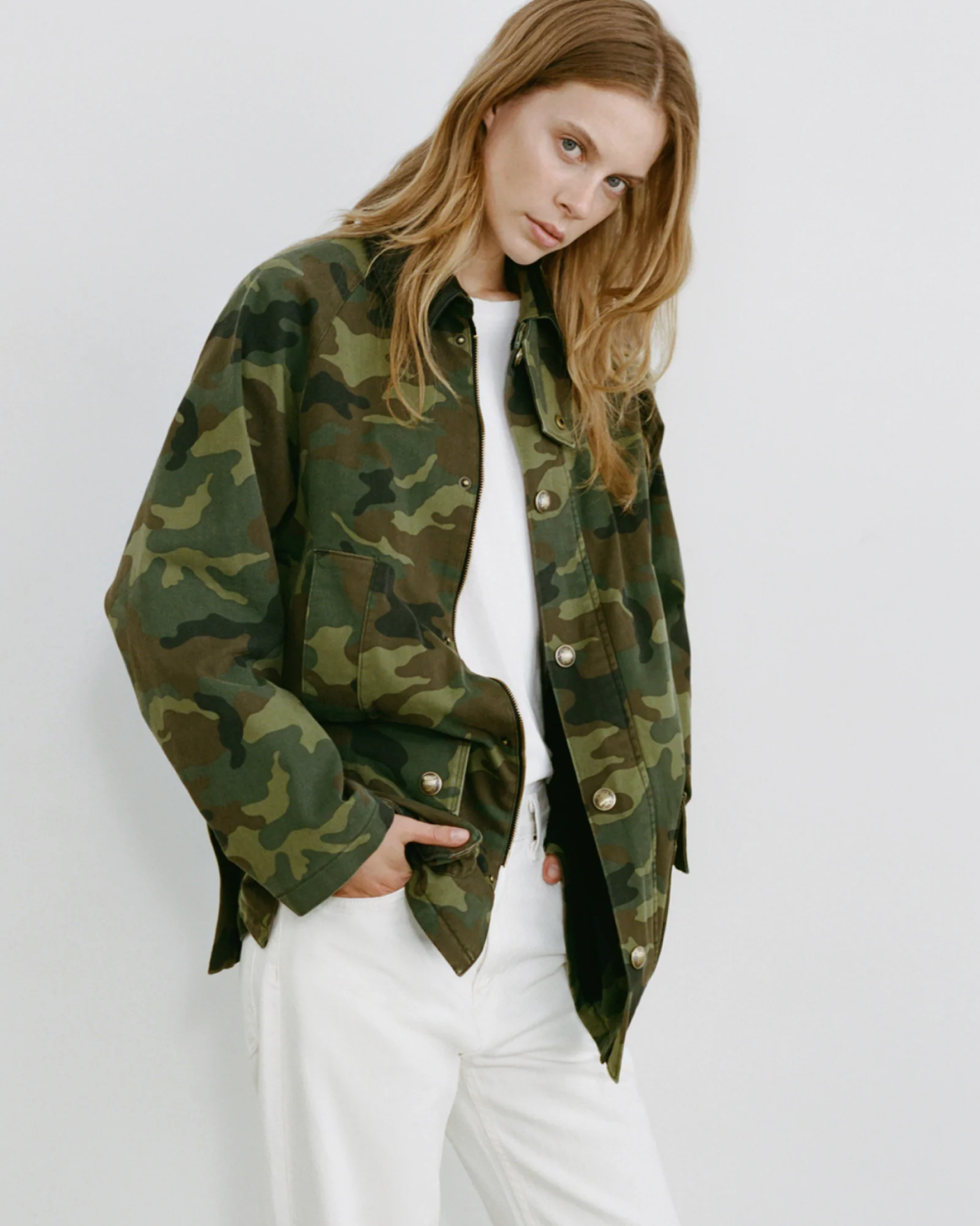 ANDREW PARKA IN CAMOFLAUGE - Romi Boutique