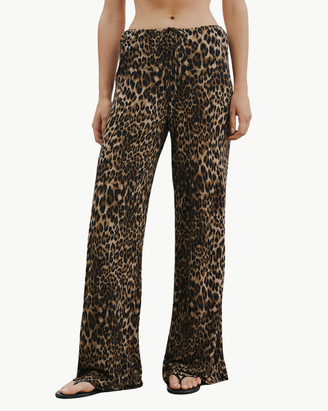 ADRIEL PANT IN VINTAGE LEOPARD PRINT - Romi Boutique