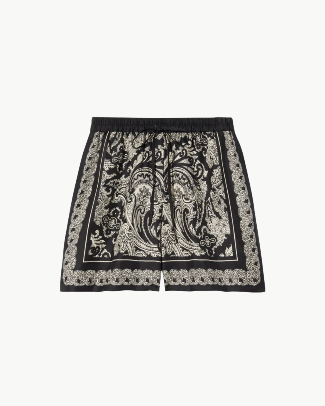 FRANCES SILK MIXED PAISLEY PRINT SHORT by Nili Lotan - Romi Boutique