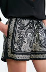 FRANCES SILK MIXED PAISLEY PRINT SHORT by Nili Lotan - Romi Boutique
