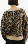 ZAMIRA SWEATER IN CAMEL LEOPARD - Romi Boutique