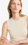 MAY SWEATER TANK IN IVORY - Romi Boutique