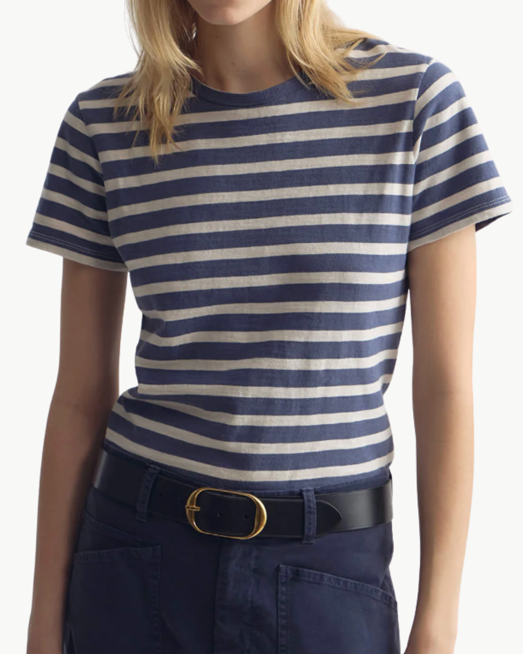 LANA STRIPE TEE by Nili Lotan - Romi Boutique