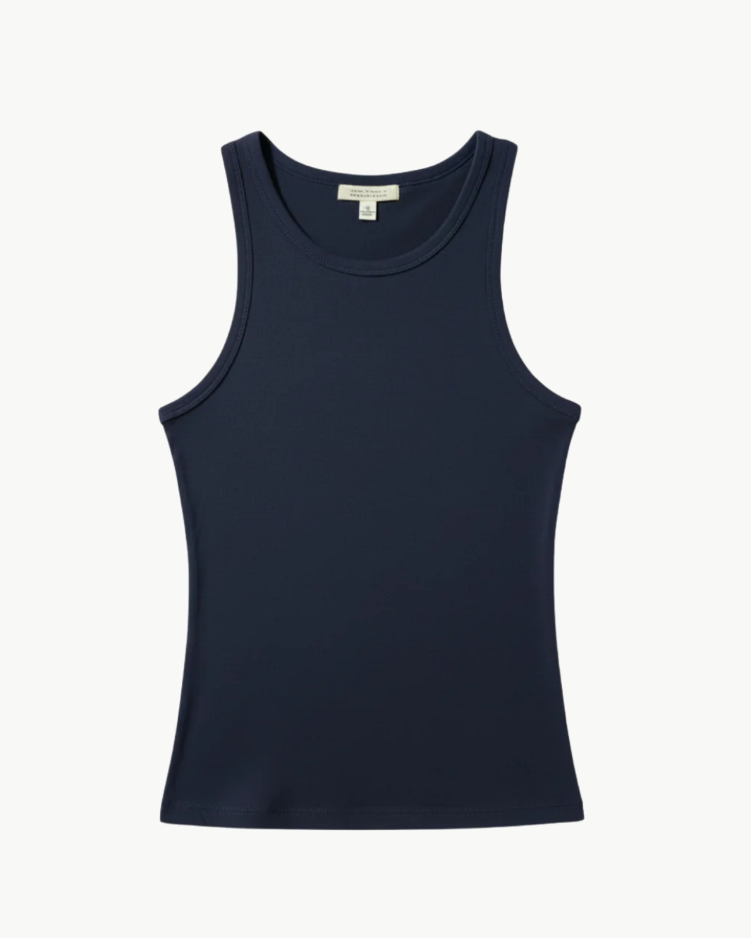 JENNIFER RIB TANK IN ADMIRAL BLUE - Romi Boutique