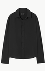 GAIA SLIM SHIRT IN BLACK - Romi Boutique