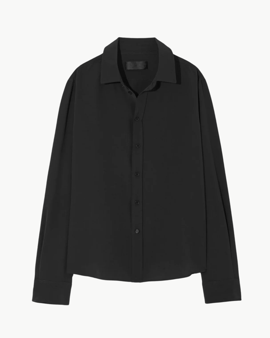 GAIA SLIM SHIRT IN BLACK - Romi Boutique