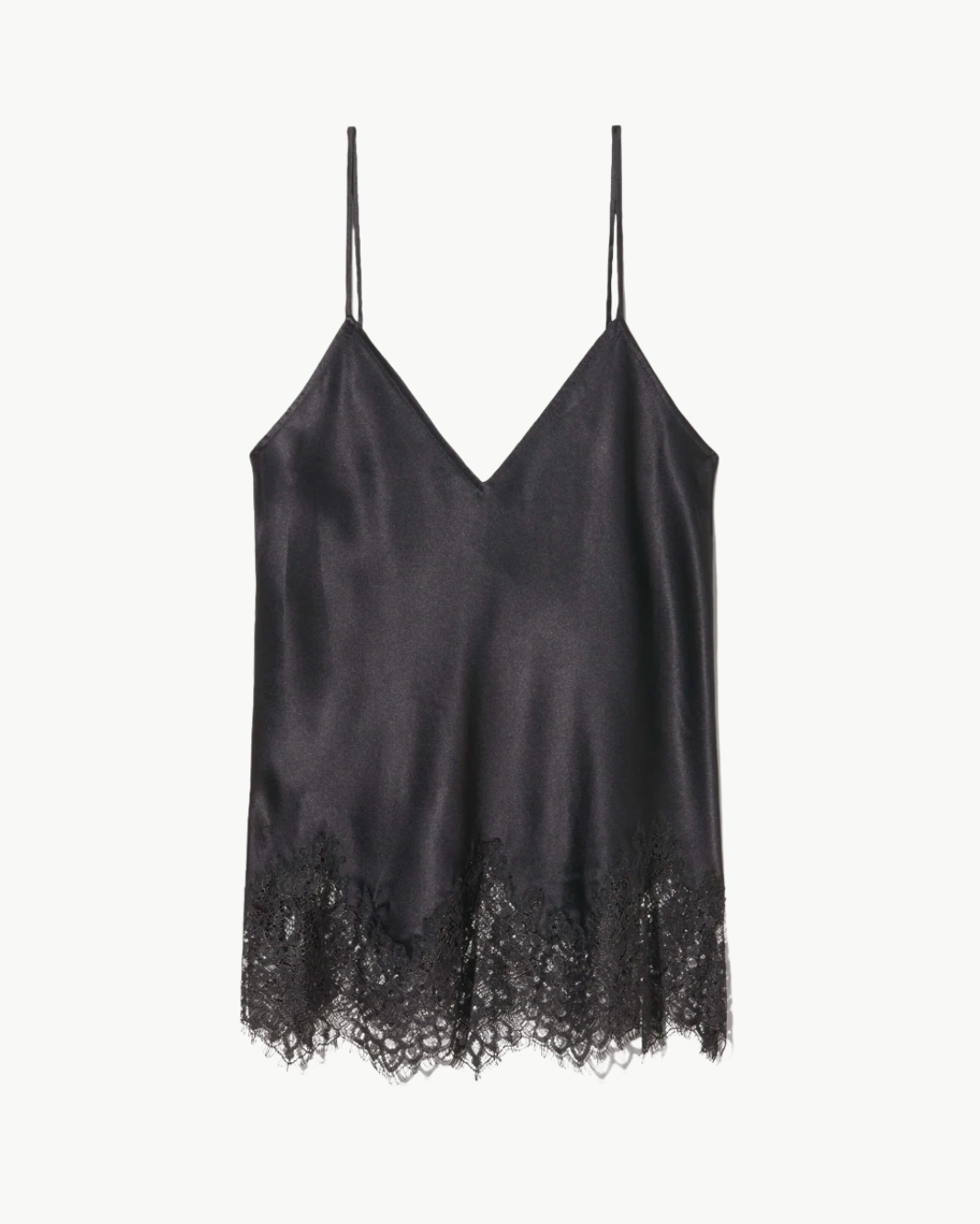 NADINE LACE CAMI TOP IN BLACK by Nili Lotan - Romi Boutique