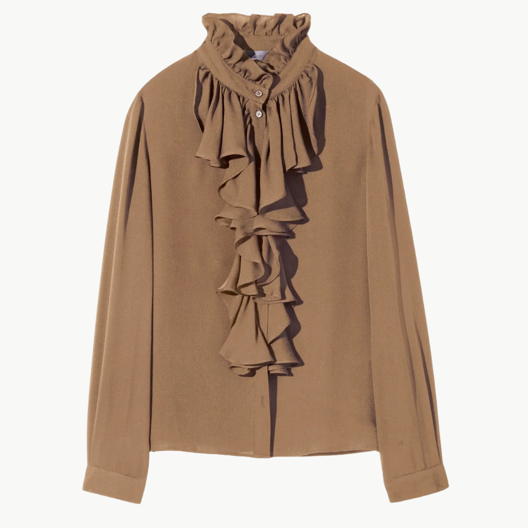 LILY SILK BLOUSE - Romi Boutique