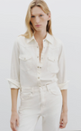 TRAVIS SHIRT IN CREAM - Romi Boutique