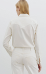 TRAVIS SHIRT IN CREAM - Romi Boutique