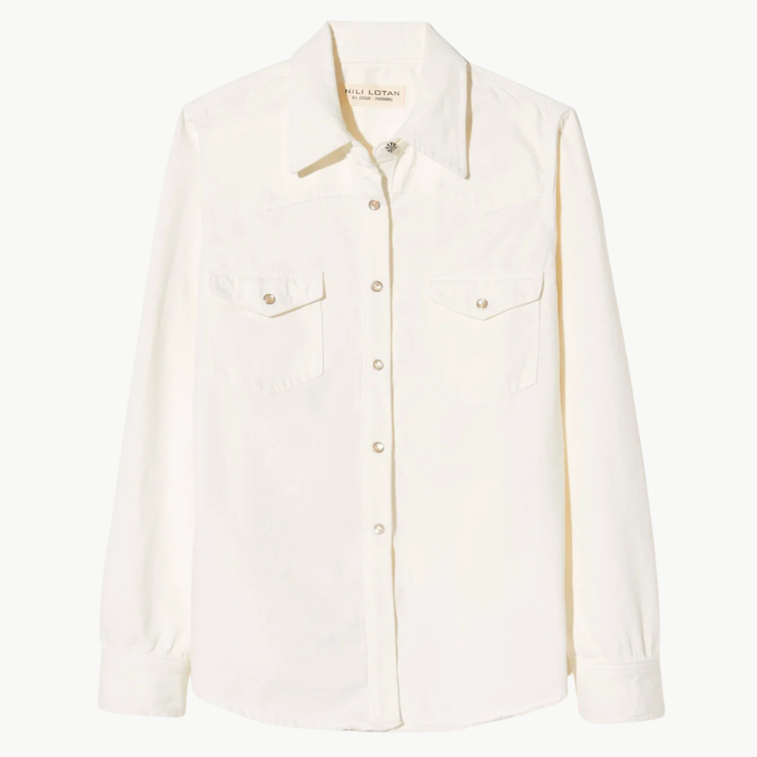 TRAVIS SHIRT IN CREAM - Romi Boutique