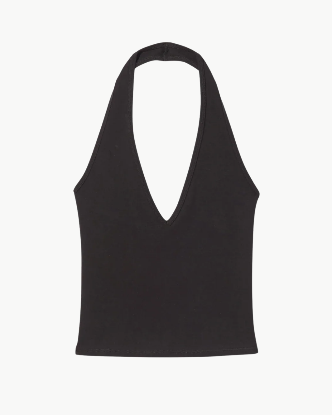 BRITT HALTER TOP IN JET BLACK - Romi Boutique