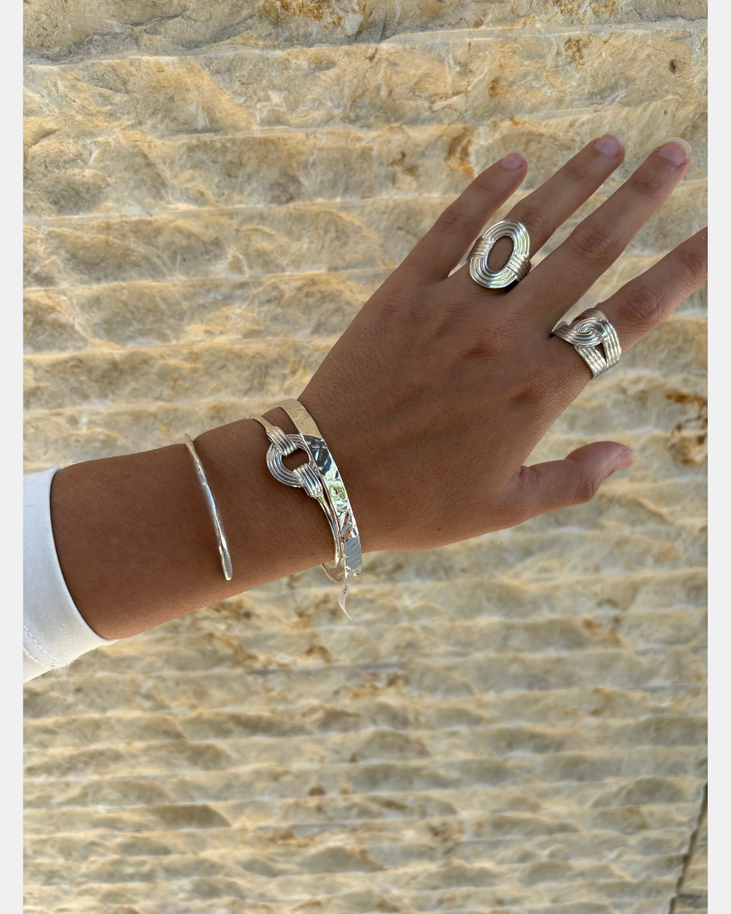 AALTO RING IN STERLING SILVER by Odette - Romi Boutique