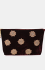 LARGE STAR MAKE UP BAG IN PLUM - Romi Boutique