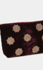 LARGE STAR MAKE UP BAG IN PLUM - Romi Boutique