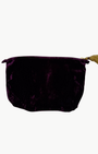 LARGE STAR MAKE UP BAG IN PLUM - Romi Boutique