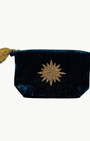 SMALL STAR MAKE UP BAG IN TEAL by Olivia Dar - Romi Boutique