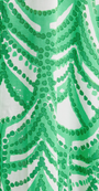 LONG DRESS DENISE IN GREEN HIMBA by Poupette St. Barth - Romi Boutique