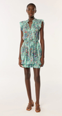 MINI DRESS CALLIE IN MINT EXOTIC FOREST by Poupette St. Barth - Romi Boutique