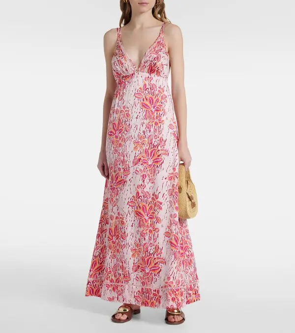 LONG DRESS CASSANDRA by Poupette St. Barth - Romi Boutique